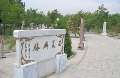 West Xia Imperial Tombs: 
Ningxia - Yinchuan; 
Travel in Yinchuan, Ningxia 